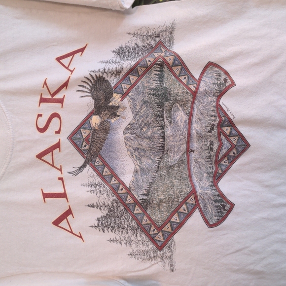 Vintage Alaska graphic tee - Picture 2 of 4